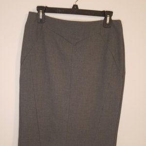 Worthington grey business skirt